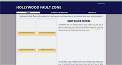 Desktop Screenshot of hollywood-fault.com